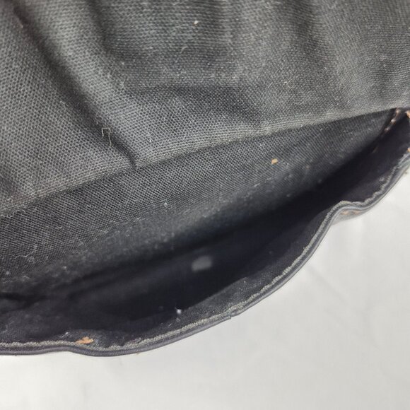 Vintage Fossil Small Black Leather Mini Back Pack - Picture 9 of 16